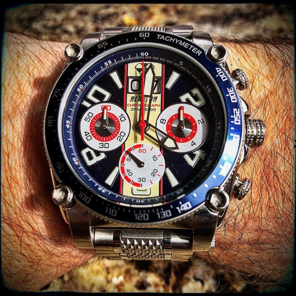 Reactor WARP 41003 Blue Chronograph Watch